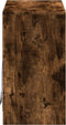 vidaXL - Dressoir - met - LED - 72x34x61 - cm - bewerkt - hout - gerookt - eikenkleurig