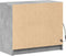 vidaXL - Dressoir - met - LED - 72x34x61 - cm - bewerkt - hout - betongrijs