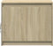 vidaXL - Dressoir - met - LED - 72x34x61 - cm - bewerkt - hout - sonoma - eikenkleurig