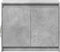 vidaXL - Dressoir - met - LED - 72x34x61 - cm - bewerkt - hout - betongrijs
