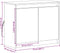 vidaXL - Dressoir - met - LED - 72x34x61 - cm - bewerkt - hout - wit