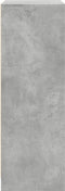 vidaXL - Dressoir - met - LED - 77x34x100 - cm - bewerkt - hout - betongrijs