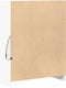 vidaXL - Dressoir - met - LED - 77x34x100 - cm - bewerkt - hout - wit