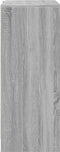 vidaXL - Dressoir - met - LED - 77x34x85 - cm - bewerkt - hout - grijs - sonoma - eiken
