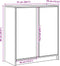vidaXL - Dressoir - met - LED - 77x34x85 - cm - bewerkt - hout - sonoma - eikenkleurig