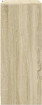 vidaXL - Dressoir - met - LED - 77x34x85 - cm - bewerkt - hout - sonoma - eikenkleurig