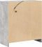 vidaXL - Dressoir - met - LED - 77x34x85 - cm - bewerkt - hout - betongrijs