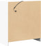 vidaXL - Dressoir - met - LED - 77x34x85 - cm - bewerkt - hout - wit