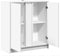 vidaXL - Dressoir - met - LED - 77x34x85 - cm - bewerkt - hout - wit