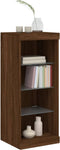 vidaXL - Dressoir - met - LED-verlichting - 41x37x100 - cm - bruin - eikenkleur