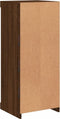 vidaXL - Dressoir - met - LED-verlichting - 41x37x100 - cm - bruin - eikenkleur