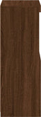 vidaXL - Dressoir - met - LED-verlichting - 41x37x100 - cm - bruin - eikenkleur