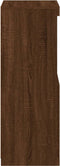 vidaXL - Dressoir - met - LED-verlichting - 41x37x100 - cm - bruin - eikenkleur