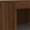vidaXL - Dressoir - met - LED-verlichting - 41x37x100 - cm - bruin - eikenkleur
