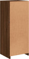 vidaXL - Dressoir - met - LED-verlichting - 41x37x100 - cm - bruin - eikenkleur