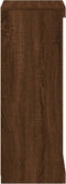 vidaXL - Dressoir - met - LED-verlichting - 41x37x100 - cm - bruin - eikenkleur
