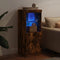 vidaXL - Dressoir - met - LED-verlichting - 41x37x100 - cm - gerookt - eikenkleurig