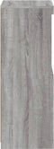 vidaXL - Dressoir - met - LED-verlichting - 41x37x100 - cm - grijs - sonoma - eiken