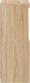 vidaXL - Dressoir - met - LED-verlichting - 41x37x100 - cm - sonoma - eikenkleurig