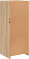 vidaXL - Dressoir - met - LED-verlichting - 41x37x100 - cm - sonoma - eikenkleurig