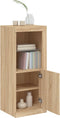 vidaXL - Dressoir - met - LED-verlichting - 41x37x100 - cm - sonoma - eikenkleurig