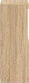 vidaXL - Dressoir - met - LED-verlichting - 41x37x100 - cm - sonoma - eikenkleurig