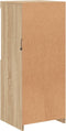 vidaXL - Dressoir - met - LED-verlichting - 41x37x100 - cm - sonoma - eikenkleurig