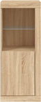 vidaXL - Dressoir - met - LED-verlichting - 41x37x100 - cm - sonoma - eikenkleurig