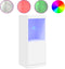 vidaXL - Dressoir - met - LED-verlichting - 41x37x100 - cm - wit