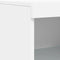 vidaXL - Dressoir - met - LED-verlichting - 41x37x100 - cm - wit