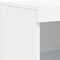 vidaXL - Dressoir - met - LED-verlichting - 41x37x100 - cm - wit