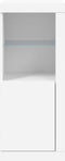 vidaXL - Dressoir - met - LED-verlichting - 41x37x100 - cm - wit
