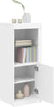 vidaXL - Dressoir - met - LED-verlichting - 41x37x100 - cm - wit