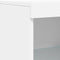 vidaXL - Dressoir - met - LED-verlichting - 41x37x100 - cm - wit