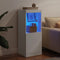 vidaXL - Dressoir - met - LED-verlichting - 41x37x100 - cm - wit