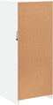 vidaXL - Dressoir - met - LED-verlichting - 41x37x100 - cm - wit