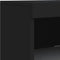 vidaXL - Dressoir - met - LED-verlichting - 41x37x100 - cm - zwart