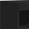 vidaXL - Dressoir - met - LED-verlichting - 41x37x100 - cm - zwart