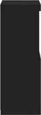 vidaXL - Dressoir - met - LED-verlichting - 41x37x100 - cm - zwart