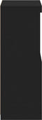 vidaXL - Dressoir - met - LED-verlichting - 41x37x100 - cm - zwart