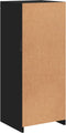 vidaXL - Dressoir - met - LED-verlichting - 41x37x100 - cm - zwart