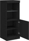 vidaXL - Dressoir - met - LED-verlichting - 41x37x100 - cm - zwart