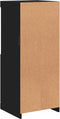 vidaXL - Dressoir - met - LED-verlichting - 41x37x100 - cm - zwart