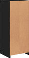 vidaXL - Dressoir - met - LED-verlichting - 41x37x100 - cm - zwart