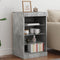 vidaXL - Dressoir - met - LED-verlichting - 41x37x67 - cm - betongrijs