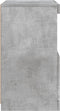 vidaXL - Dressoir - met - LED-verlichting - 41x37x67 - cm - betongrijs