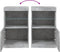 vidaXL - Dressoir - met - LED-verlichting - 41x37x67 - cm - betongrijs