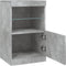 vidaXL - Dressoir - met - LED-verlichting - 41x37x67 - cm - betongrijs