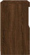 vidaXL - Dressoir - met - LED-verlichting - 41x37x67 - cm - bruin - eikenkleur