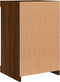 vidaXL - Dressoir - met - LED-verlichting - 41x37x67 - cm - bruin - eikenkleur